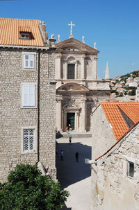 View of buildings in town