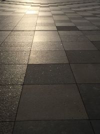 Full frame shot of tiled floor