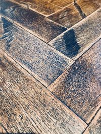 Full frame shot of wooden floor