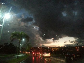 Road at night