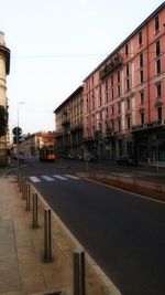 City street against clear sky