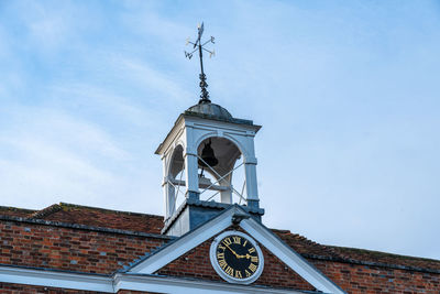 Low angle view of traditional building against sky