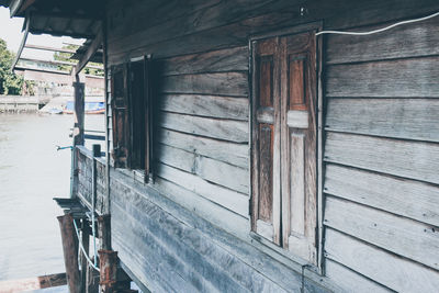 Interior of abandoned house