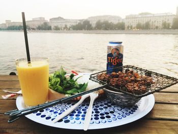 Close-up of drink on table