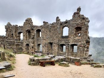 Old ruins of building