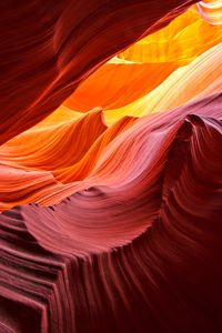 Full frame shot of rocks at antelope canyon