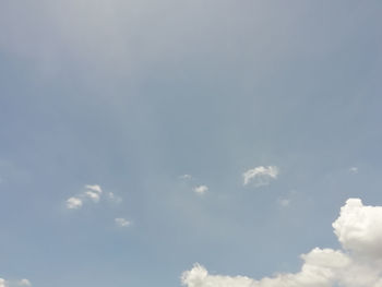 Low angle view of clouds in sky