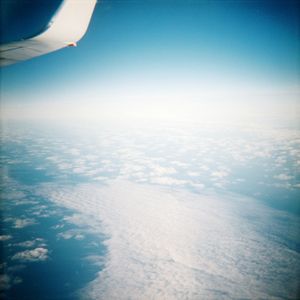 Aerial view of clouds over landscape