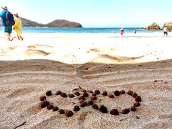 Group of people on beach