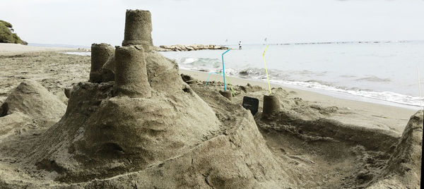 Scenic view of beach