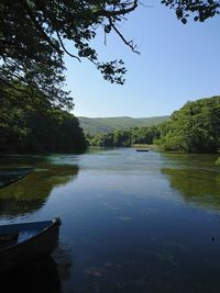 Scenic view of lake