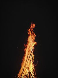 Bonfire at night