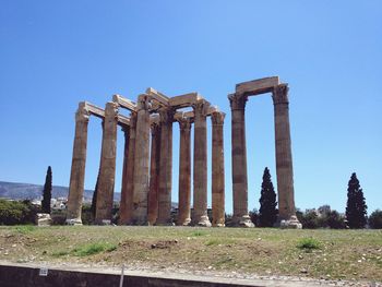 Low angle view of historical building