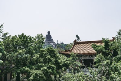 Exterior of building against clear sky