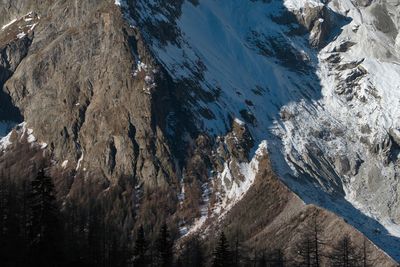 Scenic view of snowcapped mountains