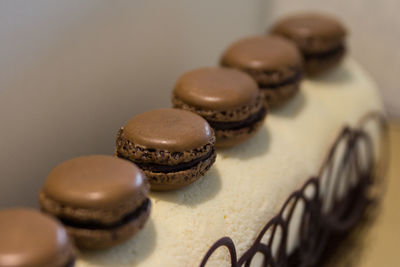 Close-up of food on table