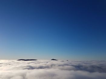 Over the clouds