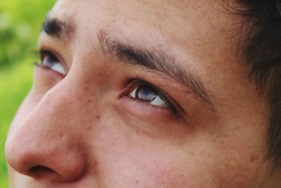 Close-up portrait of teenage girl