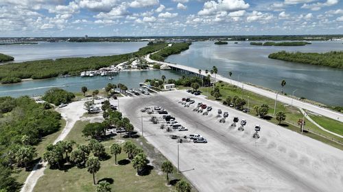 High angle view of beach