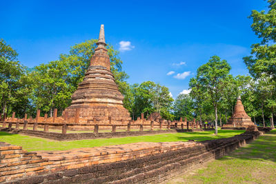 View of temple against sky