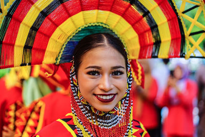 Portrait of a smiling young woman