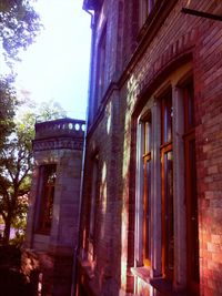 Low angle view of historical building