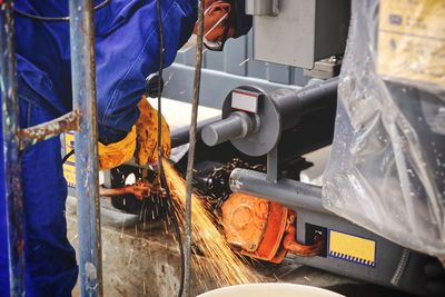 Man working in factory