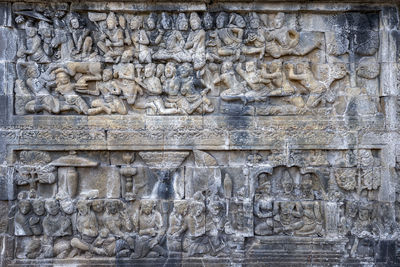 View of buddha statue