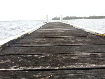 Pier leading to sea