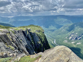 Panoramic view of landscape against sky