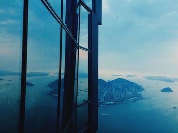 Aerial view hongkong