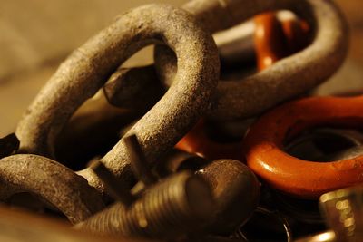 Close-up of rusty metal