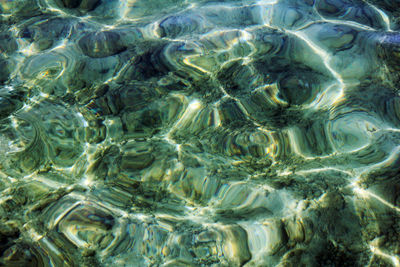 Full frame shot of rippled water