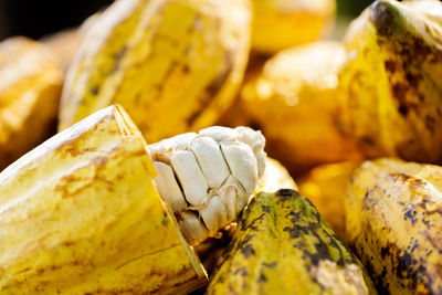 Close-up of sweet food for sale in market