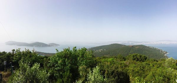 Scenic view of mountains