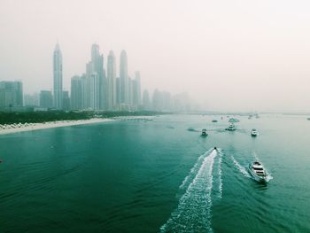 View of city at waterfront