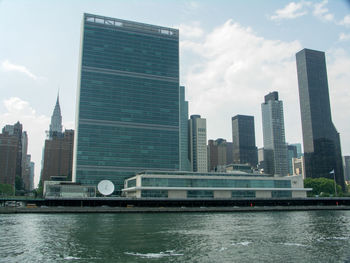 View of skyscrapers against sky