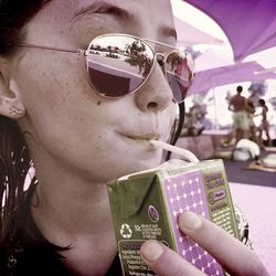 Close-up of sunglasses