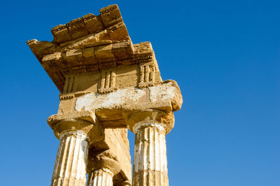 Low angle view of a temple