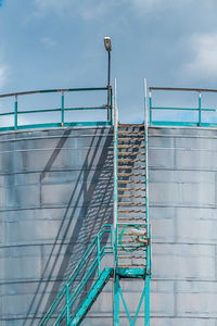 Petrol storage in the port of rotterdam.