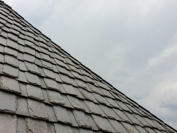 Low angle view of building against sky