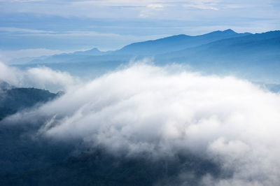 Scenic view of cloudscape against sky