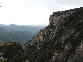 Scenic view of mountain against sky