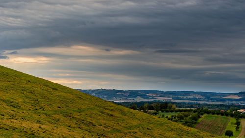 Scenic view of landscape against sky