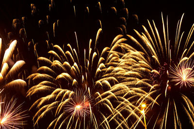 Fireworks at sheikh zayed heritage festival, uae