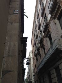 Low angle view of buildings in city