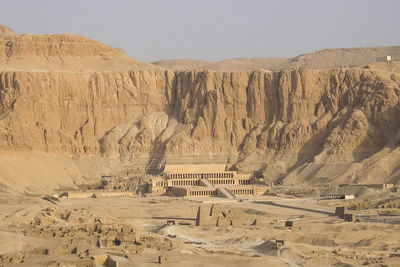 Rock formations in a desert