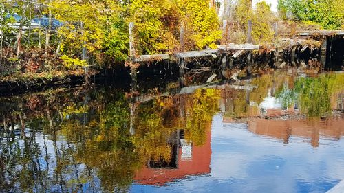 Full frame shot of yellow water