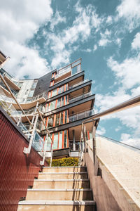 Low angle view of building against sky