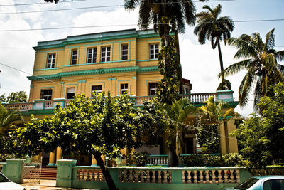 Low angle view of building against sky